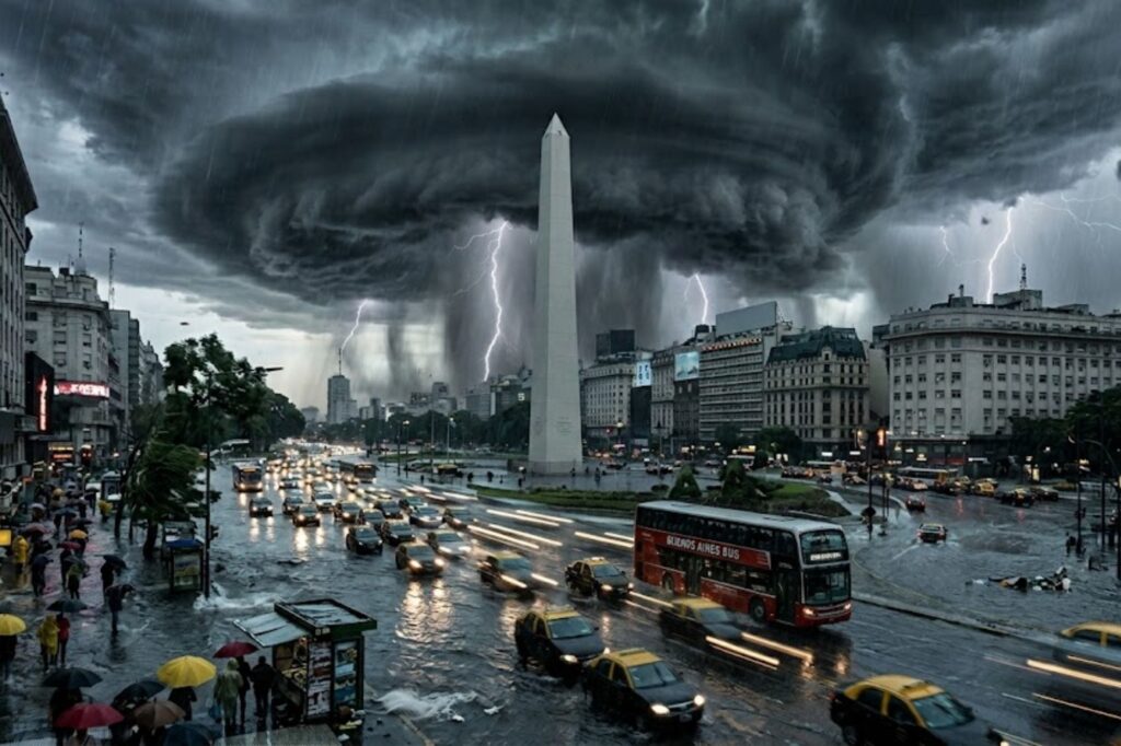 Se avecina una ciclogénesis con tormentas fuertes, actividad eléctrica frecuente, granizo y ráfagas en medio del frío polar: las zonas afectadas