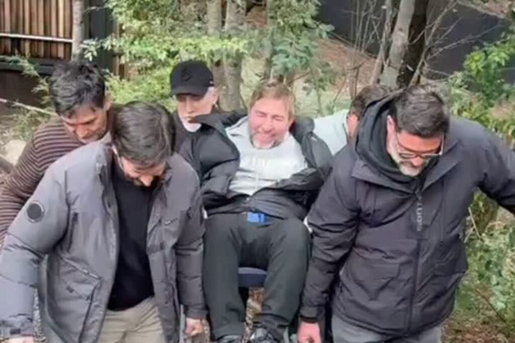 El viaje de Emiliano Pinsón con amigos a Bariloche: lucha, ganas de vivir y 40 años de amistad