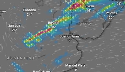 Hay alerta amarilla por tormentas y lluvias para este domingo 27 de septiembre: las provincias afectadas