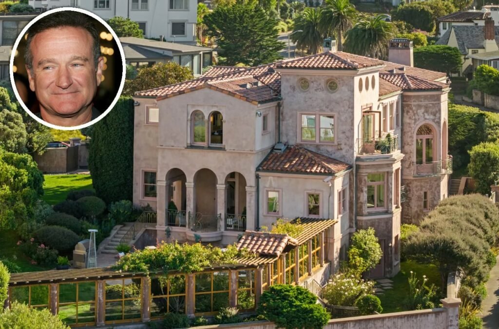 Robin Williams, actor y comediante, tenía una casa con habitaciones secretas y vistas al Golden Gate